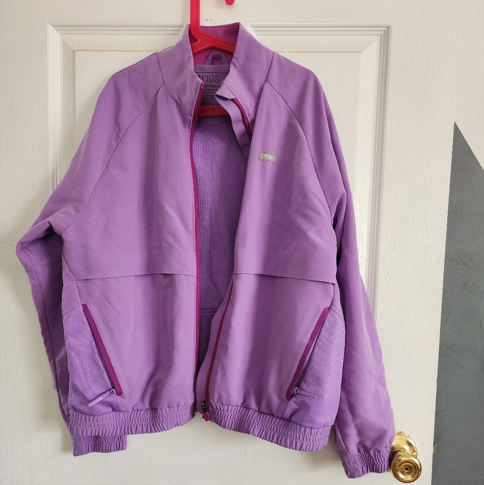 Figs Sydney Scrub Jacket
